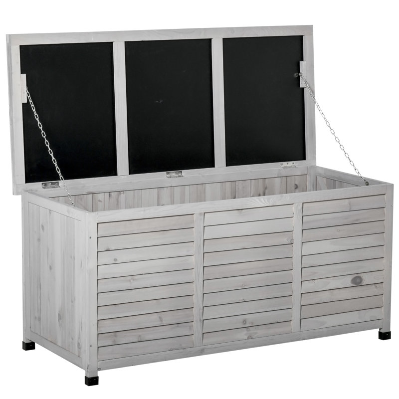 Boîte de rangement en bois 75 gallons