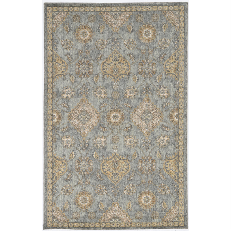 Tapis vert sauge en laine Bodily, Rectangle 3 pi 3 po x 5 pi 3 po