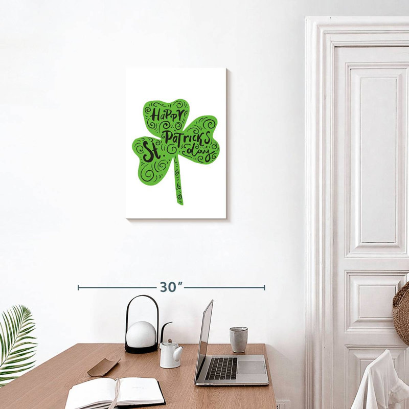 Trèfle de la Saint-Patrick de Lelend, H 24 po x l 16 po