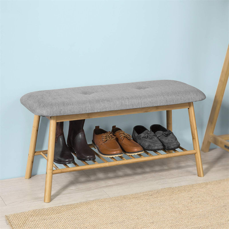 Brigid Solid Wood Storage Bench