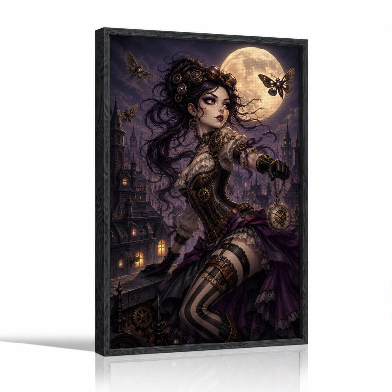 Art mural sur toile Steampunk, H 24 po x l 18 po