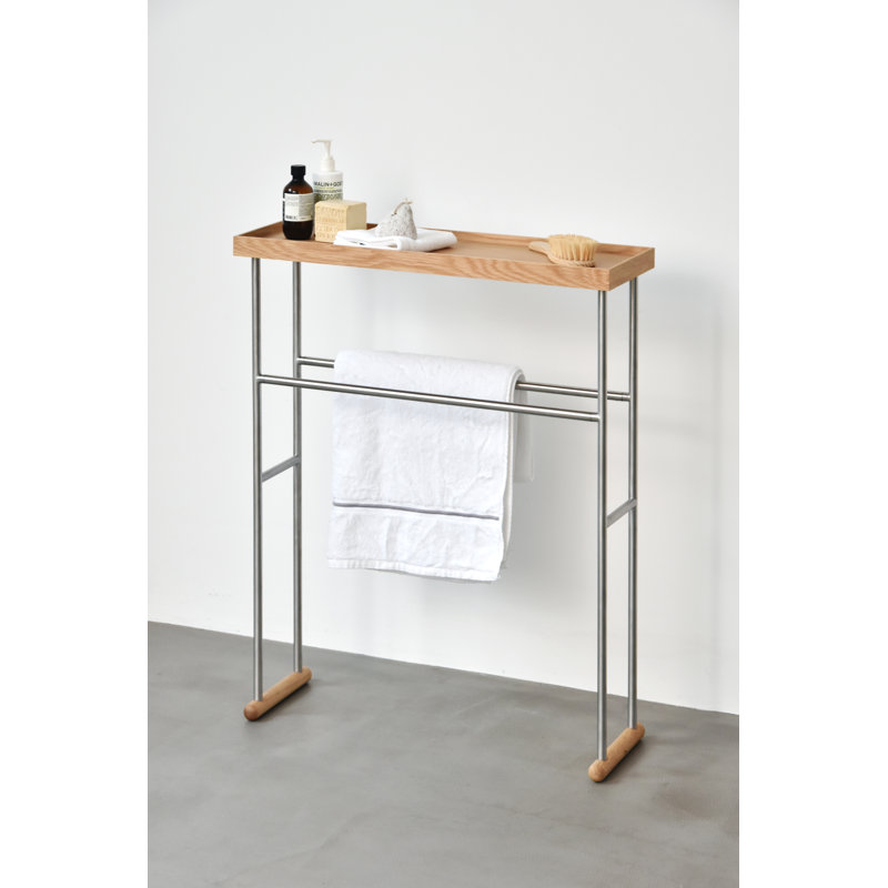 Caddy Towel Rail , Oak