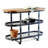 Handcrafted Gourmet Kitchen Island with Maple Butcher Block