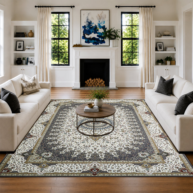 Arvada Rectangle Oriental Shag, 60cm x 110cm