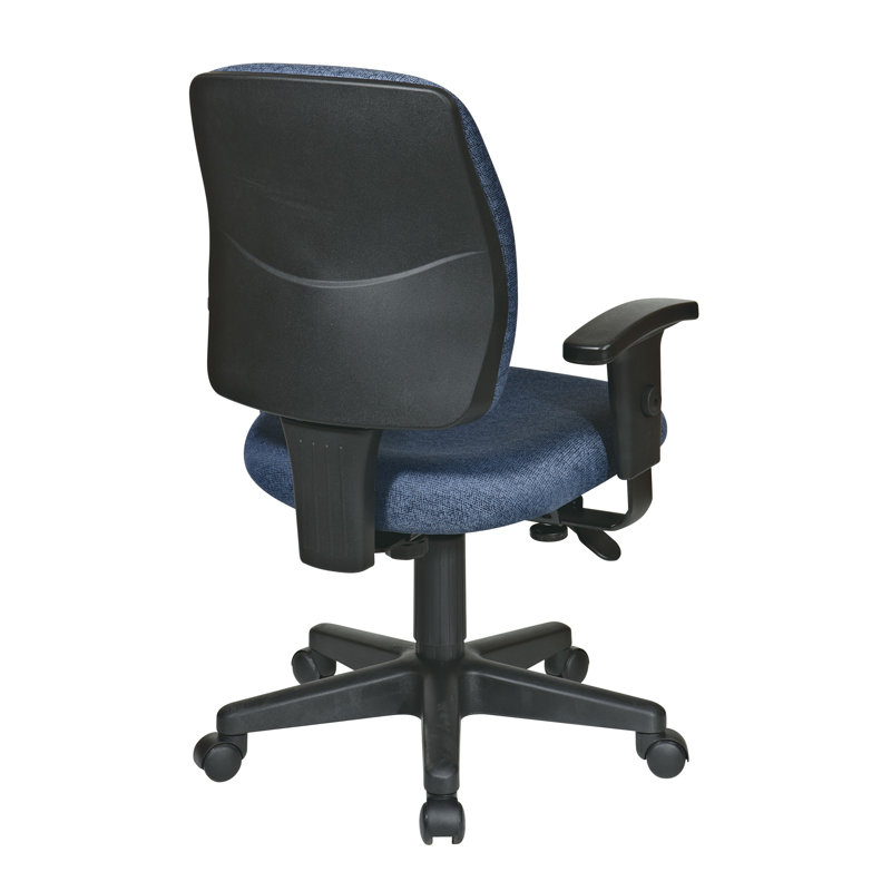 Chaise de travail Hathcock, Parenthèses - bleu, Inclus