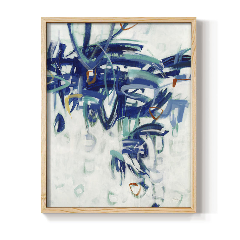 Child's Play I, reproduction encadrée - bois massif, Naturel, H 11 po x l 9 po