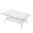 Coffee Table And End Tables Set Of 3, Tempered Glass Table With MDF Layer, Modern Tables For Living Room-1890747926