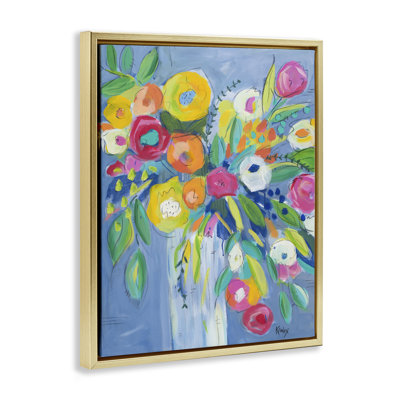 Cadre flottant Cheerful Blossom Energy, design par Krinlox