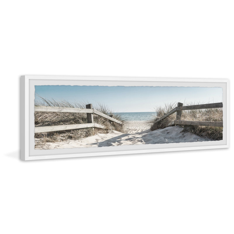 "Between the Fences" Framed Print, 10" H x 30" W