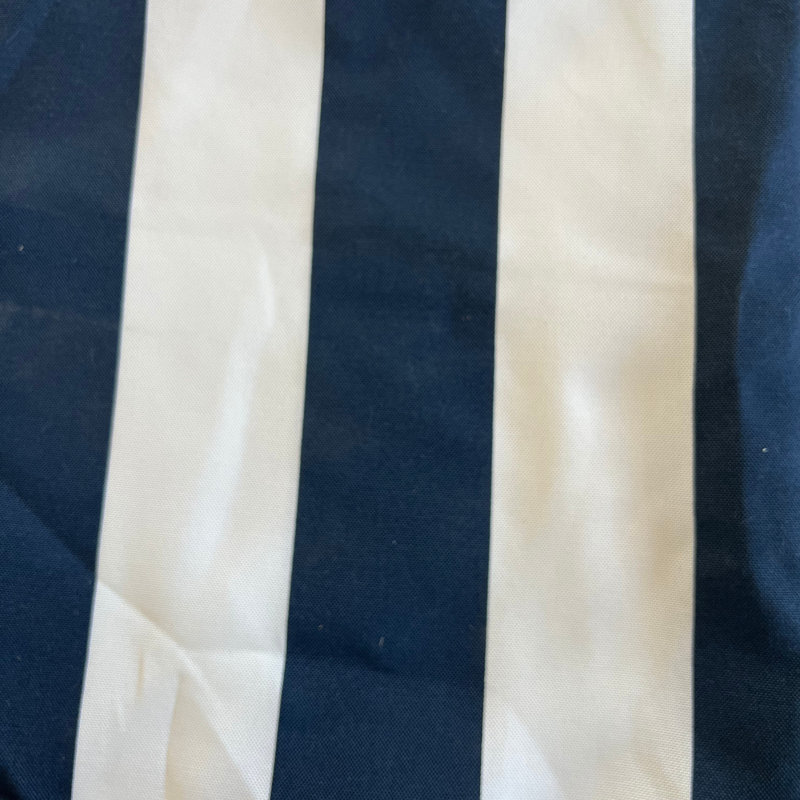 Ensemble de 2 coussins décoratifs d'extérieur, Rayures bleues