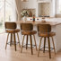 Tabouret de bar et de comptoir pivotant Loranza