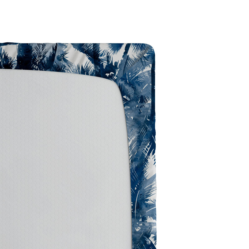Drap-housse Ambesonne Palmiers Dreamy Silhouettes Woods