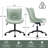 Brionni Leather Swivel Task Chair with Casters-768614427