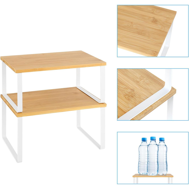 Kitchen Cabinet and Counter Shelf Organizer