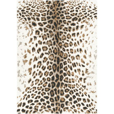 Shimer Machine Woven Brown Rug