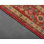 Tapis rouge / beige tissé à la machine Moore-1616357815