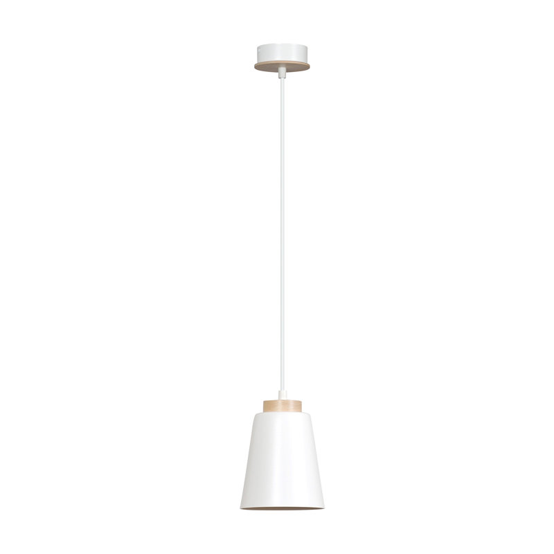 Bauman 1 - Light Bell Pendant, White