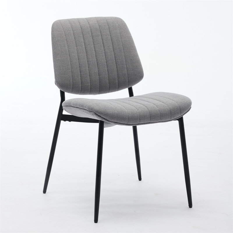 Sigmund Upholstered Dining Chairs, Gray