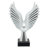 Modern Glam Abstract Eagle Sculpture with Uplifted Wings - Decorative Resin Polyresin Figurine for Contemporary Statement Art Decor-29305269-29305274