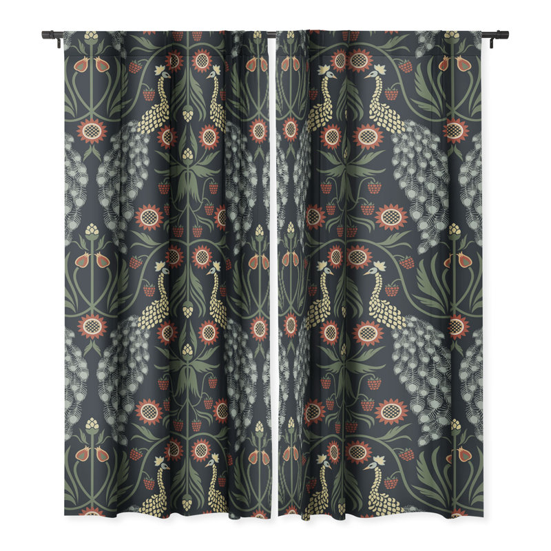 Ylva Blackout Curtain Single Panel, 50" W x 108" L