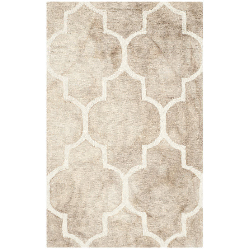 Berman Hand Tufted Wool Geometric Rug, Rectangle 2'6" x 4'