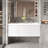 Angela 60 inch Fully Assembled Double Floating Bathroom Vanity with Solid Surface Sink-581401964