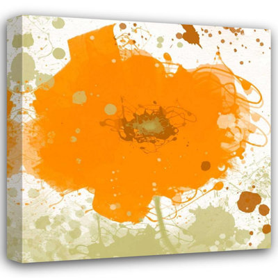 Art sur toile tendue, Astoria Grand Orlov, Irena Gallery, orange moderne