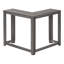 Console décorative - entrée étroite / table d'angle pour le salon ou la chambre à coucher - finition stratifiée grise moderne | Idée de cadeau