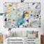 Ensemble de reproductions d'art abstrait bleu sarcelle-107741383-107741394