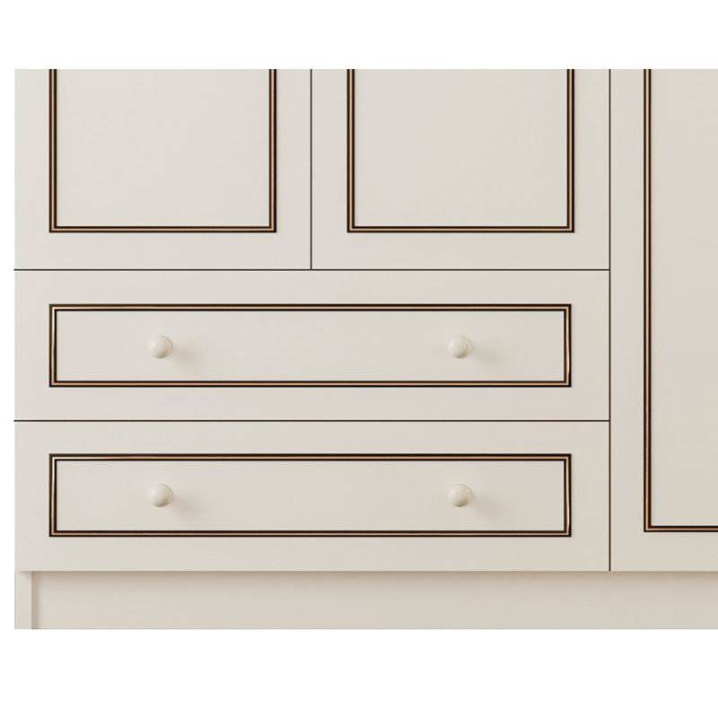 Vanbuskirk 3 Door Manufactured Wood Wardrobe