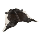 Rug & Kilim’S Extra Large Cowhide Rug In Brown And White Tones