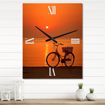 Horloge murale moderne Sunset Spin I