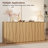 Mid-Century Modern Wave-Front Sideboard Buffet-1250146760