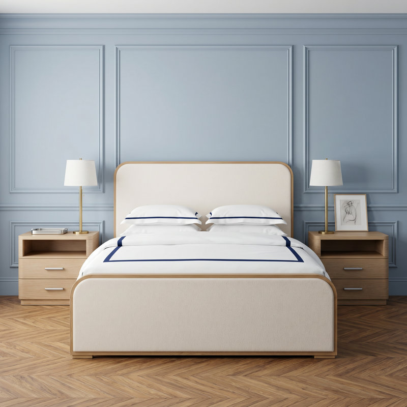 Nomad 3 Piece Queen Bedroom Set, 3 Pcs: Bed, 2 Nightstands, King
