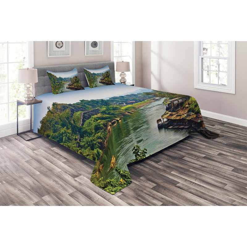 Eclectic Polyester Coverlet