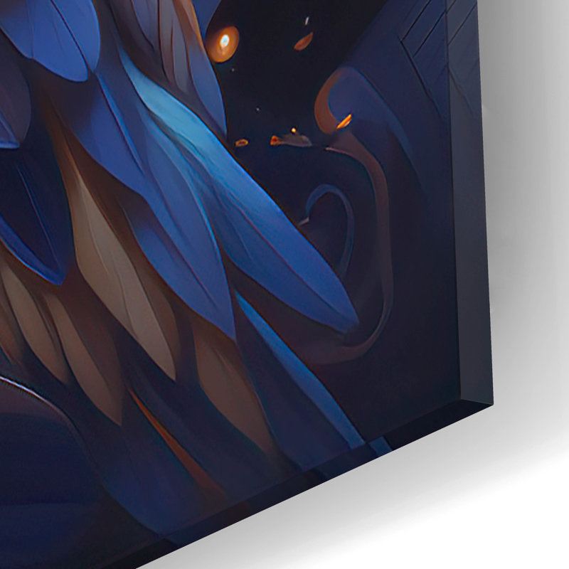 ''Oracle Of The Starry Wisdom' by r3darch0n Acrylic Glass Wall Art, 12" H x 12" W x 0.13" D