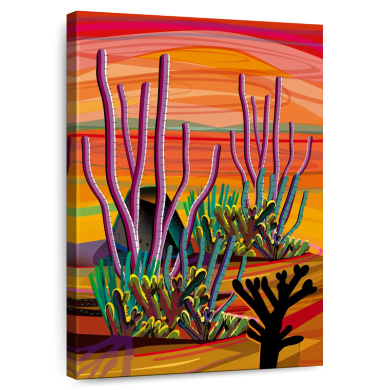 Harnek Wild Desert Cactus, H 39 po x l 26 po