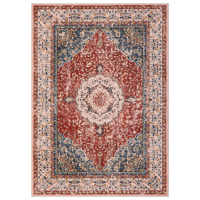 Rectangle Floral Area Rug