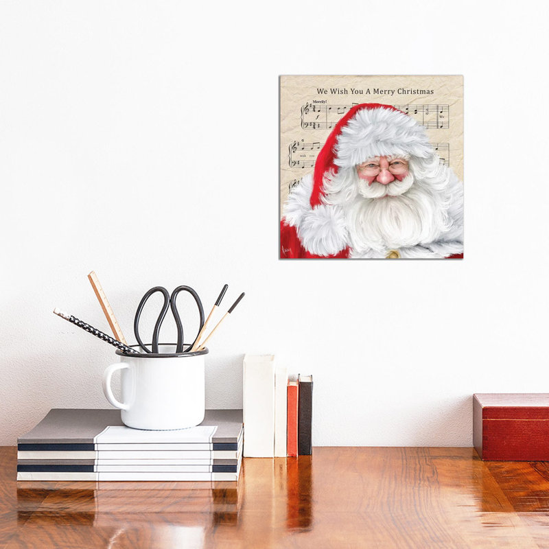 «We Wish You A Merry Christmas», reproduction d'art sur toile tendue
