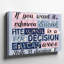 Toile, collage éclatant de citations et d'affirmations éclatantes contre art mural, fond gris doux mettant en valeur un art mural-573622741