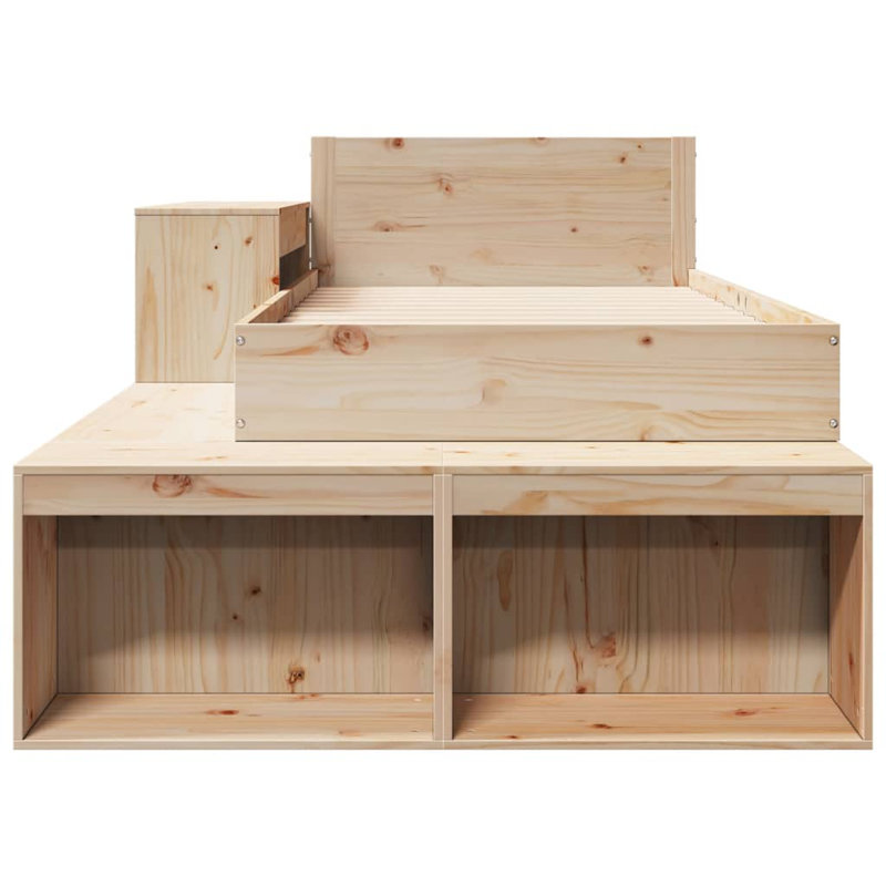 Solid Wood Storage Bed, Small Single (2'6)
