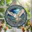 Panneau de vitrail Owl Flight, 7,8 heures-1653908018