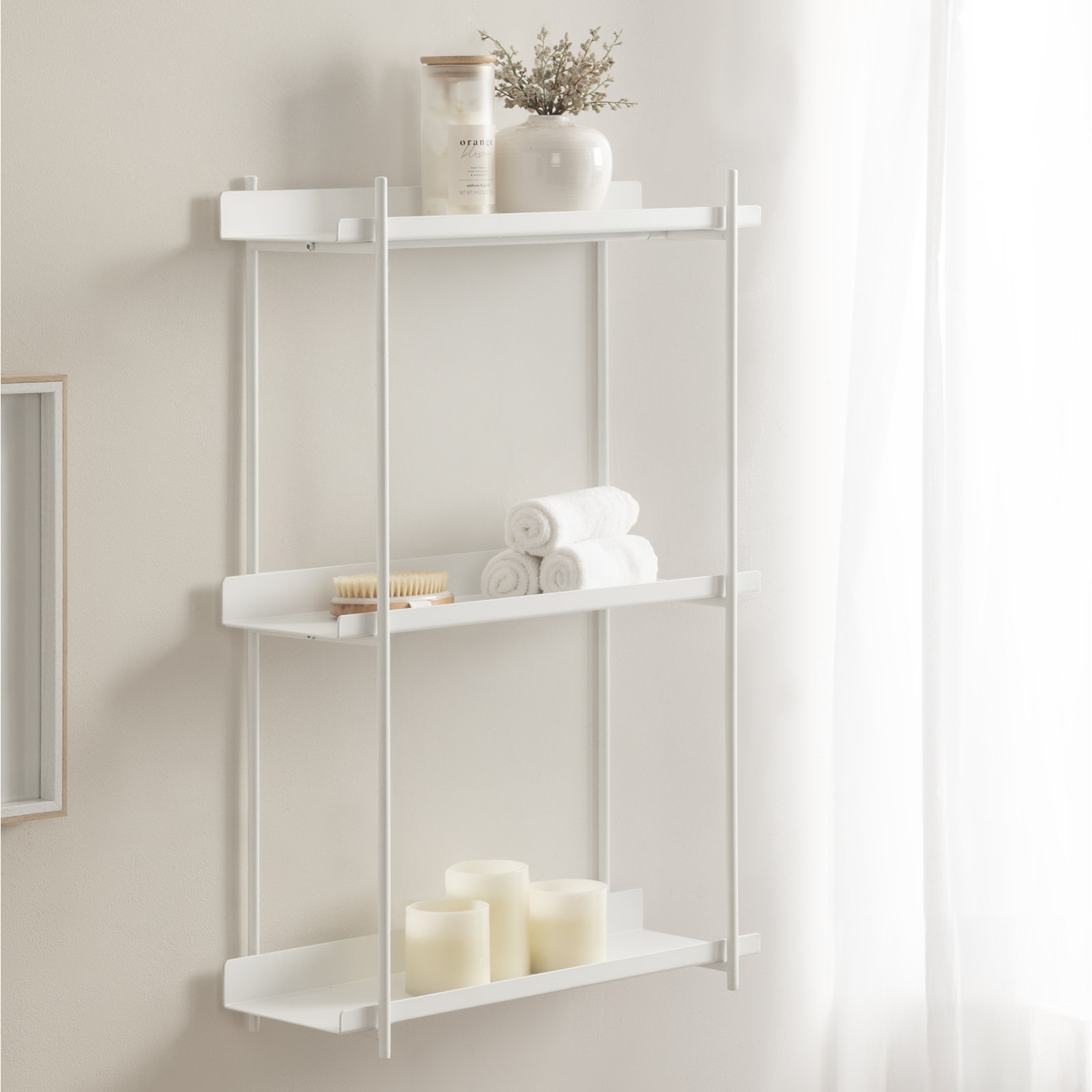 Bellamy 20" Floating Shelf, White