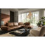 Trumansburg Leather Corner Sofa -1033605114-1033605116