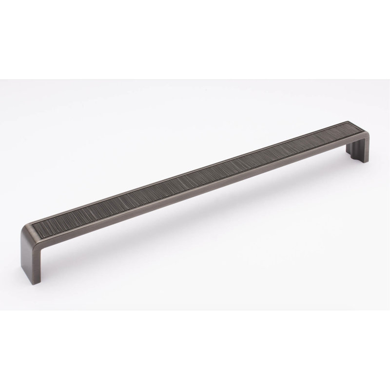 Brushed 12" Center to Center Bar Pull, Gunmetal, 12"