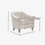 Fauteuil capitonné