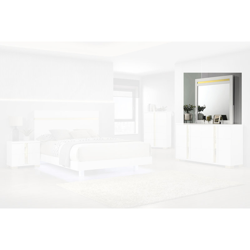 Miroir Riegel, Blanc