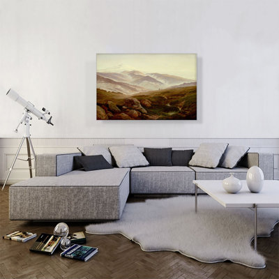 " Memories Of The Giant Mountains 1835 " by Caspar David Friedrich Painting Print