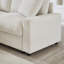 Canapé modulaire modulaire avec 4 compartiments de rangement, canapé en tissu de polyester en forme de L pour le salon, canapé 3 places avec repose-pieds Cloud Comfort