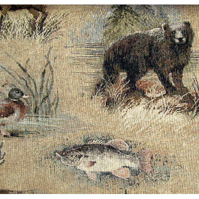 Futon Cover - Greenwood Moss - Animal Print